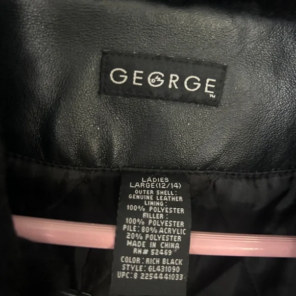 George Women’s leather jacket - Picture 2 of 4